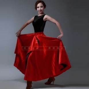 斗牛舞蹈表演服装斗篷成人儿童专业拉丁舞裙国标拉丁披风女大摆裙