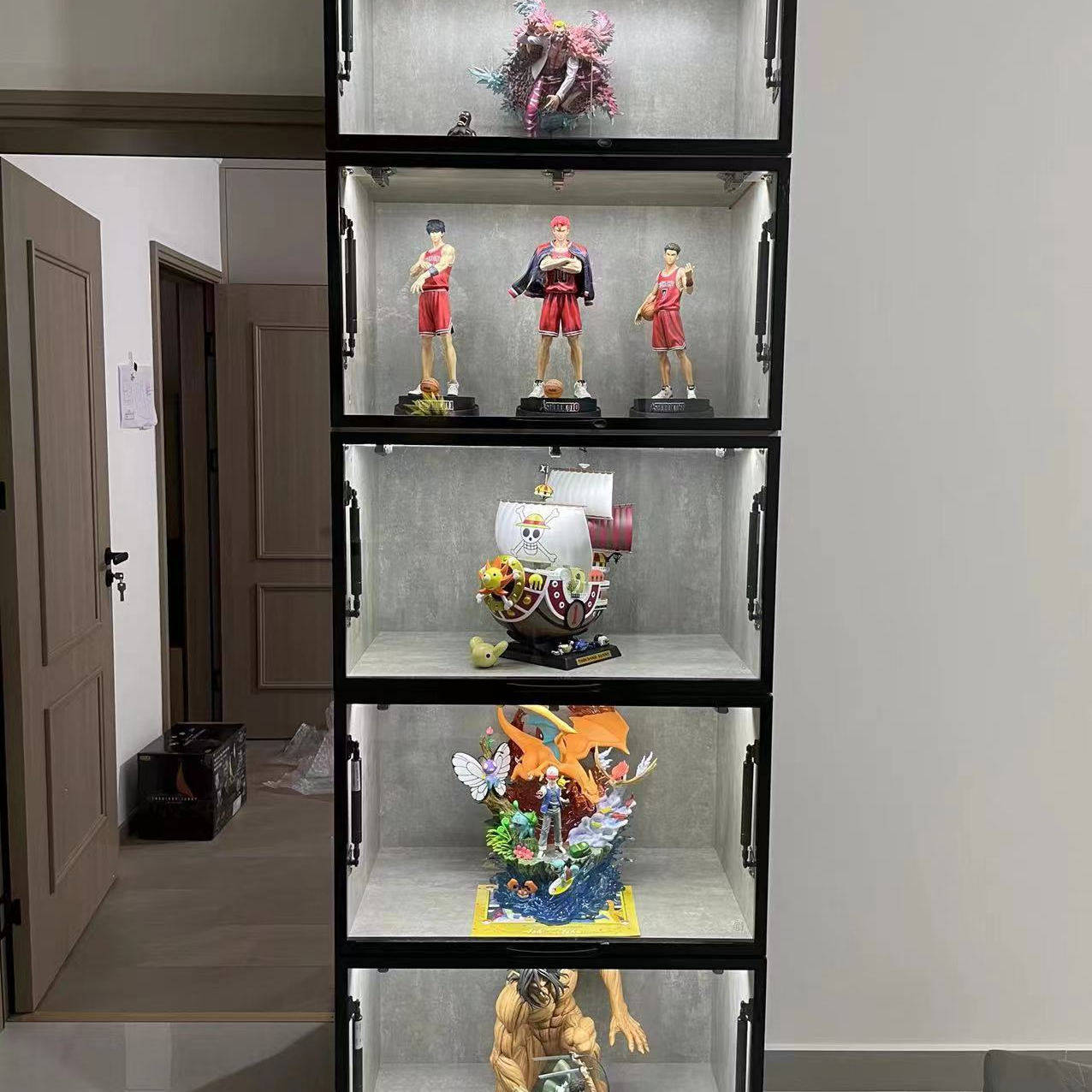 定做手办展示柜动漫模型兵人GK手办柜/潮玩柜/玩具