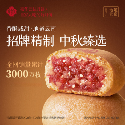 嘉华云腿月饼云南特产散装