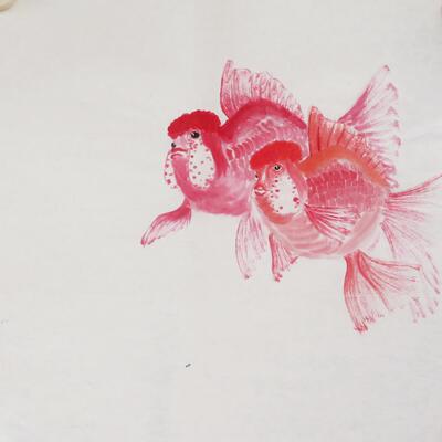 33x33厘米一平尺小品山水国画花鸟画荷花人物客厅装饰画A42301-73