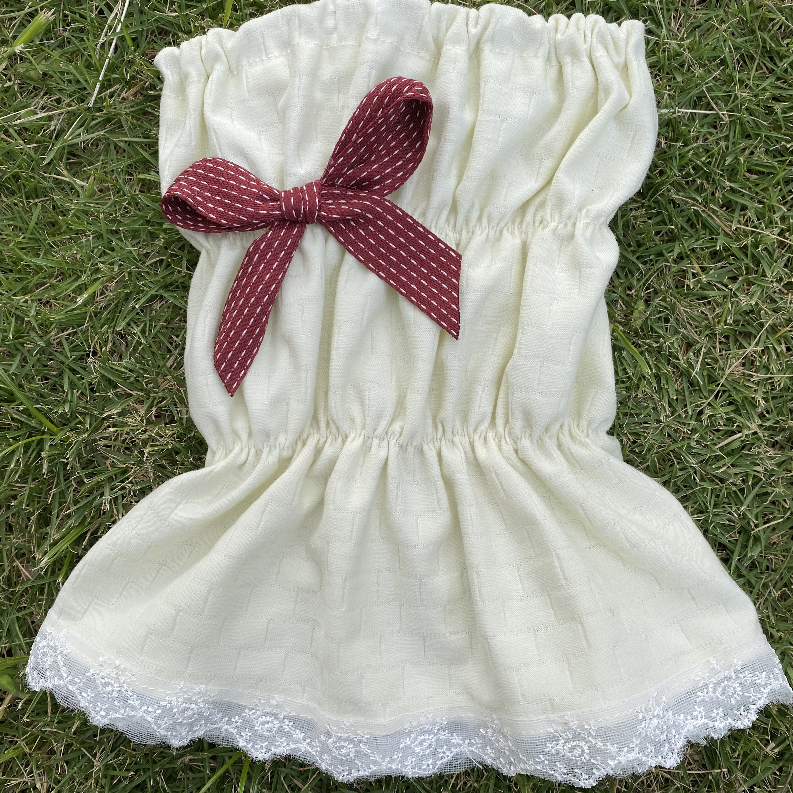 弹力针织棉耳套 露出耳洞脖套 美卡史宾格吃饭遛弯防脏 舒适透气