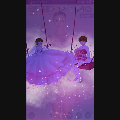 秋千爱情手机直播礼物 svga直播间平台 示爱动态礼物效果 超清