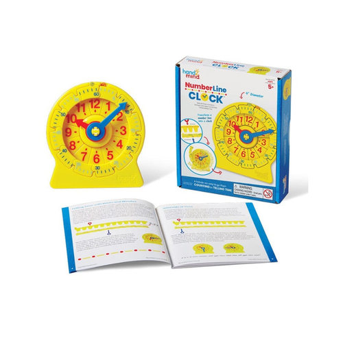 美国learning resources时钟套装时间认知儿童早教教具益智玩具5+