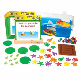 关系科学玩具 科学游戏组沉浮认识浮力原理体验各种材质与浮力
