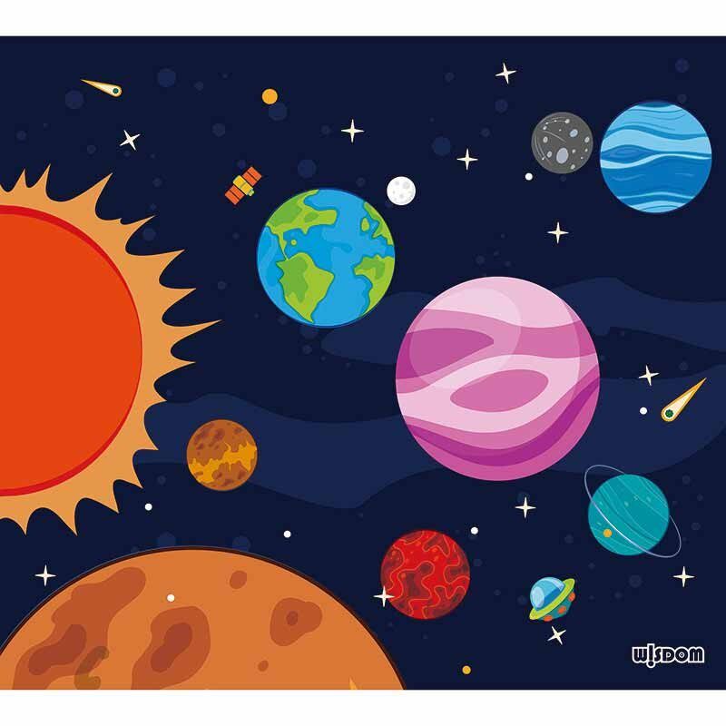 太空主题地毯儿童爬行垫宝宝围栏爬行垫子家用地板地垫益智启蒙