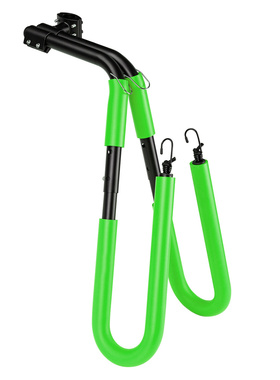 自行车冲浪板支架橙色，单车冲浪板架，方便携带可旋转