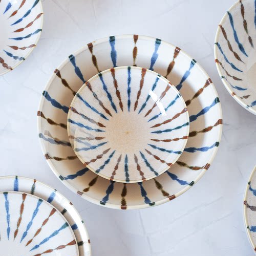 美浓烧洋十草餐具凉菜碟子