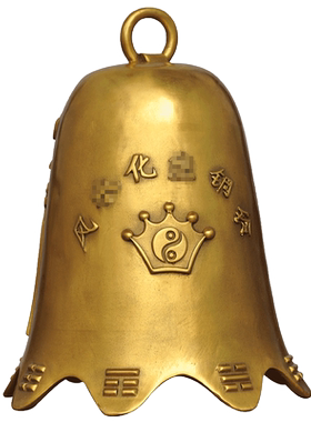 寺庙宝塔复古招财风水挂饰铜铃铛