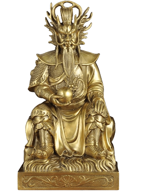 供奉龙王像佛堂工艺品