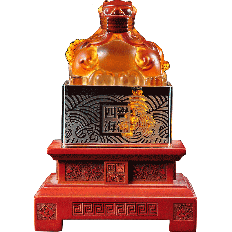 琉璃商务礼品送领导客户印章摆件