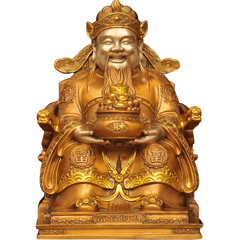 铜聚宝盆财神摆件风水家用店铺