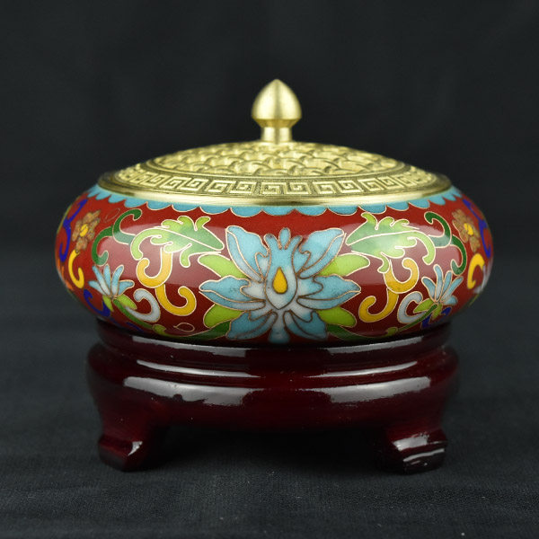 北京景泰蓝熏香炉厚铜胎掐丝珐琅檀香线香塔打篆家用卧室盘香炉子,特色手工艺,景泰蓝,淘宝优惠券,粉丝福利购,淘宝优惠卷