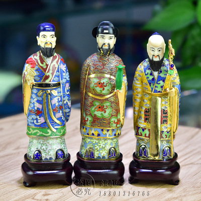 北京景泰蓝福禄寿三星祠堂贺寿