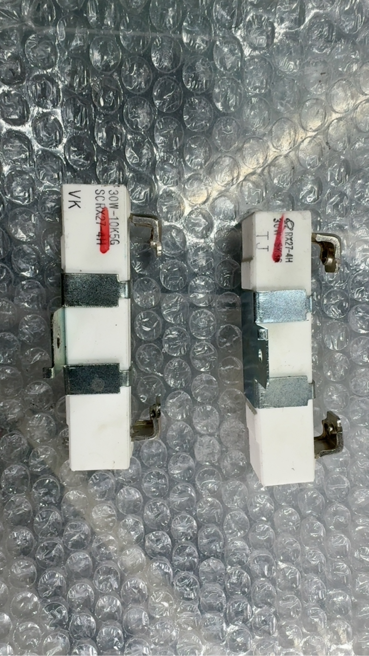 拆机 空调水泥电阻SV RX27-4H 30W-10K5G/   RX27-4H30W-6K3G