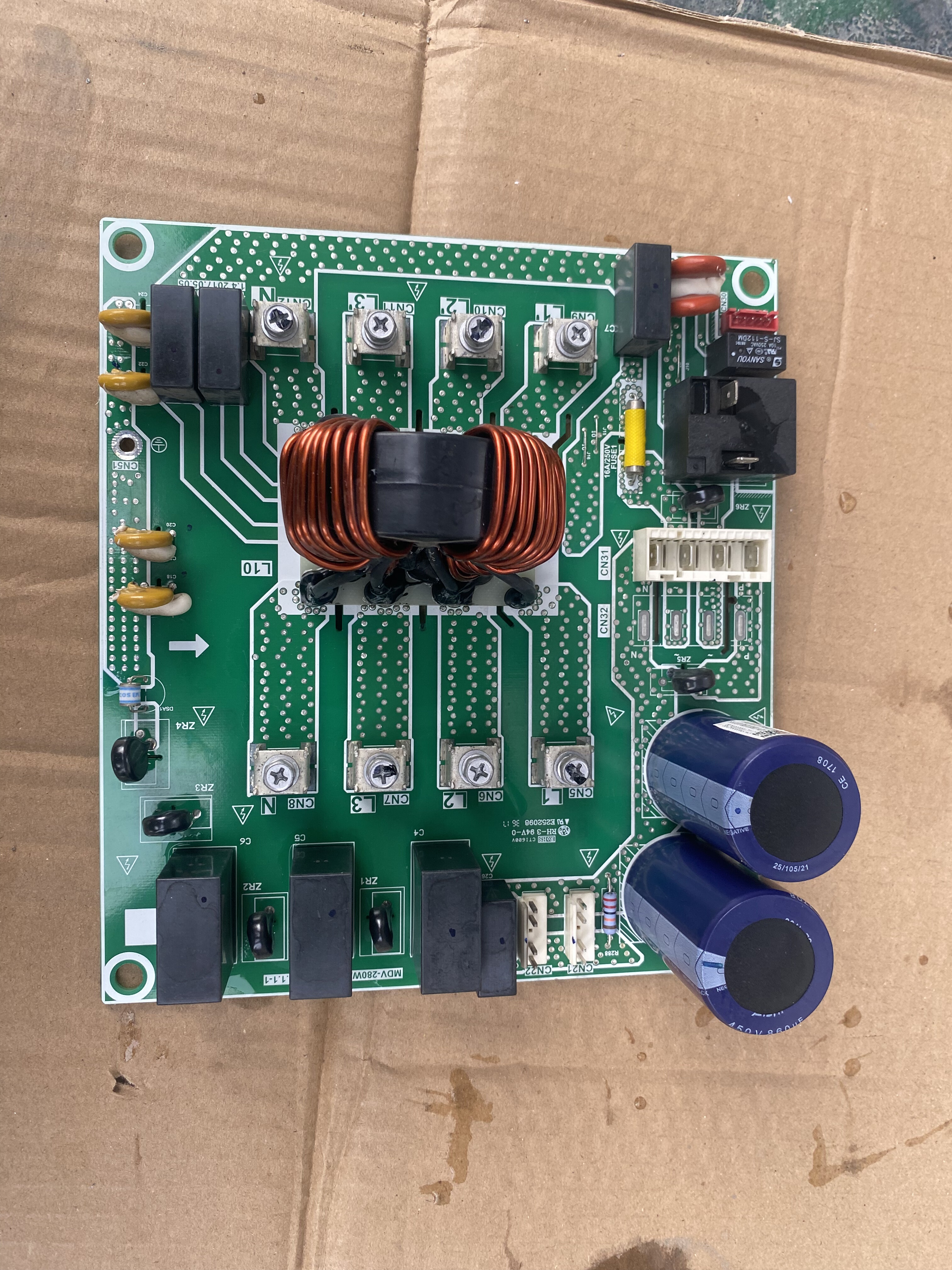 适用于美的中央空调滤波板MDB280/D2SN1-8X0.D.1.1-1电源板九成新