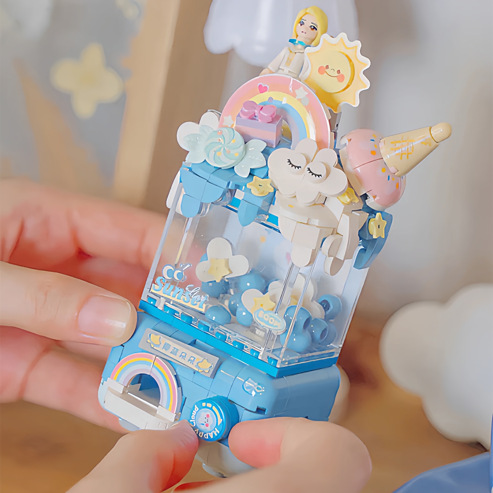 扭蛋机拼装积木男孩女孩儿童系列适用于乐高拼图玩具6到12岁以上