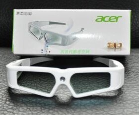 宏碁E2W原装GSV1111主动式液晶分时快门3D眼镜适用3D投影机投影仪