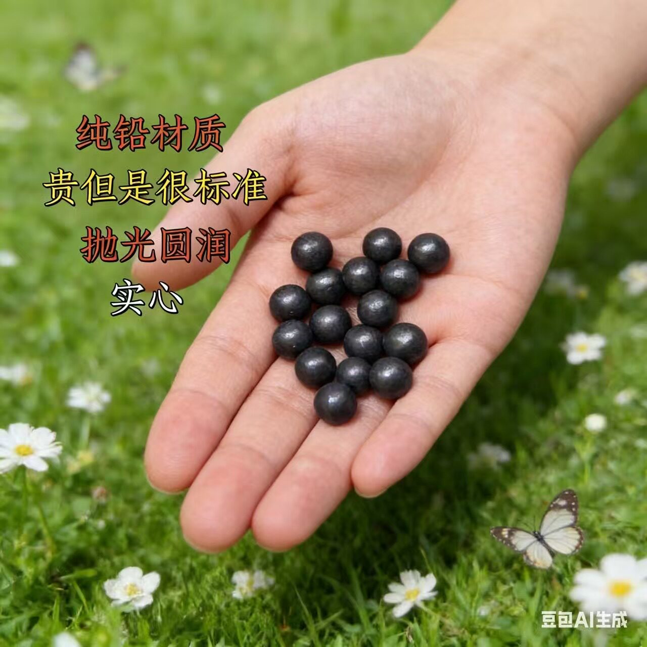 精密抛光标准纯铅珠3/4/4.5/5.5/6.5/6.8/7/8/9/10/15/17mm2毫米