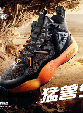 匹克态极猛兽9代冬季学生青少年男防滑耐磨减震实战球鞋ET34071A