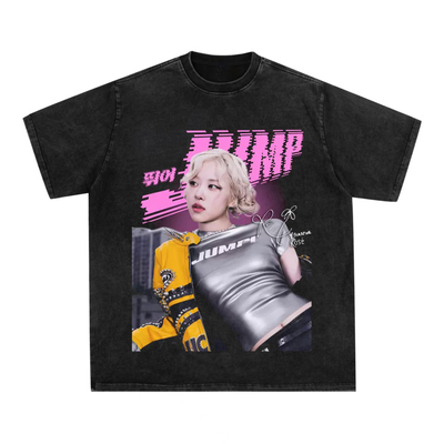 美式复古透气纯棉印花短袖T恤