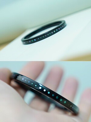 阿囍漆作6*56大漆螺钿手镯