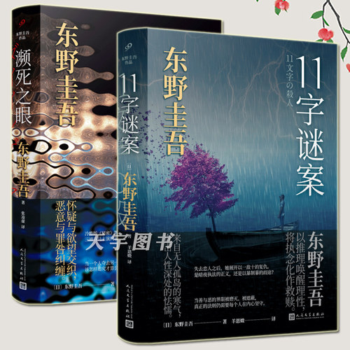 精装正版东野书籍2册字谜濒死