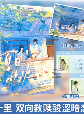 现货正版  夏日焰火1 帘十里著 新增全新番外 青春文学爱情校园暗恋双向救赎言情小说  春枝秋雨 作者