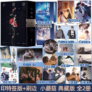 印特签 刷边书 典藏版 小蘑菇 一十四洲 全套2册 正版青春文学科幻爱情纯爱言情小说晋江实体书籍
