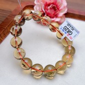 天然黄水晶手链G820