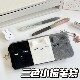 2026新款 三色小猫毛绒笔袋简约高颜值ins风便携女学生文具收纳盒