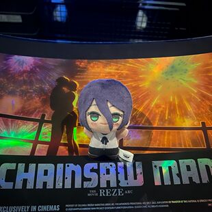 韩国电锯人剧场版蕾塞篇周边第七周特典蕾塞电次烟花海报粉丝收藏