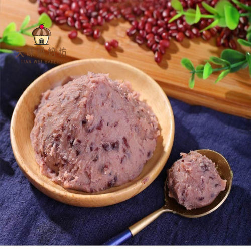 台锐北海道牛奶红豆馅料1kg/包麻薯面包餐包夹心馅料烘焙原料