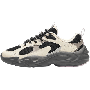 安踏行风丨复古撞色休闲鞋女冬季百搭潮流运动鞋厚底增高时尚鞋子