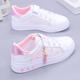 女童运动鞋 15岁公主鞋 2025新款 9网纱透气白板鞋 5春夏跑鞋 儿童网鞋
