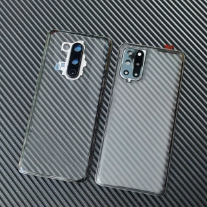 适用一加8pro后盖透明OnePlus八电池盖1+7t后屏改蓝光1+8T玻璃壳