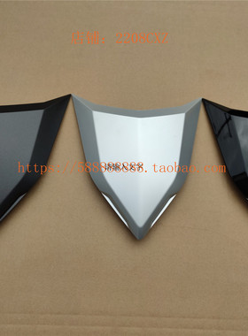 新大洲本田SDH125T-31-37国三四裂行前上盖上壳前面板黑色银色