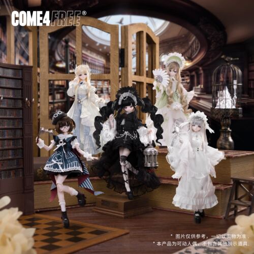 正版COME4FREE米甜四代BJD盲盒羽雾之诗系列潮玩关节可动人偶手办