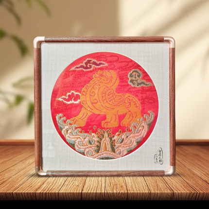 南京中国风云锦特色工艺品装饰品文创非遗衍生工艺摆件送老外礼品