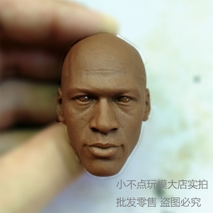 1/6白模 乔丹头雕 NBA巨星 迈克尔乔丹 45号 EB原版翻模 兵人配件