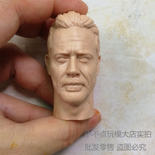 1/6白模 尼根头雕 行尸走肉 反派 兵人配件