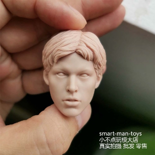 1/6白模头雕 生化危机改款头 欧美女汉子 女骑士 女杀手 兵人配件