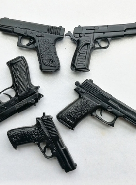 1/6 兵人武器配件 手枪模型 P226 P228 M92F G17 G18 男款副武器