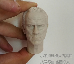 1:6白模头雕 汤米李琼斯白模 出自EB黑衣人 兵人配件