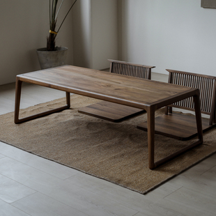 野径生活 席地茶桌茶几榻榻米桌现代简约新中式禅意茶室家具实木