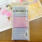 韩国进口洗碗布洗碗清洁块不伤锅百洁布厨房家用钢丝刷抹布不沾油