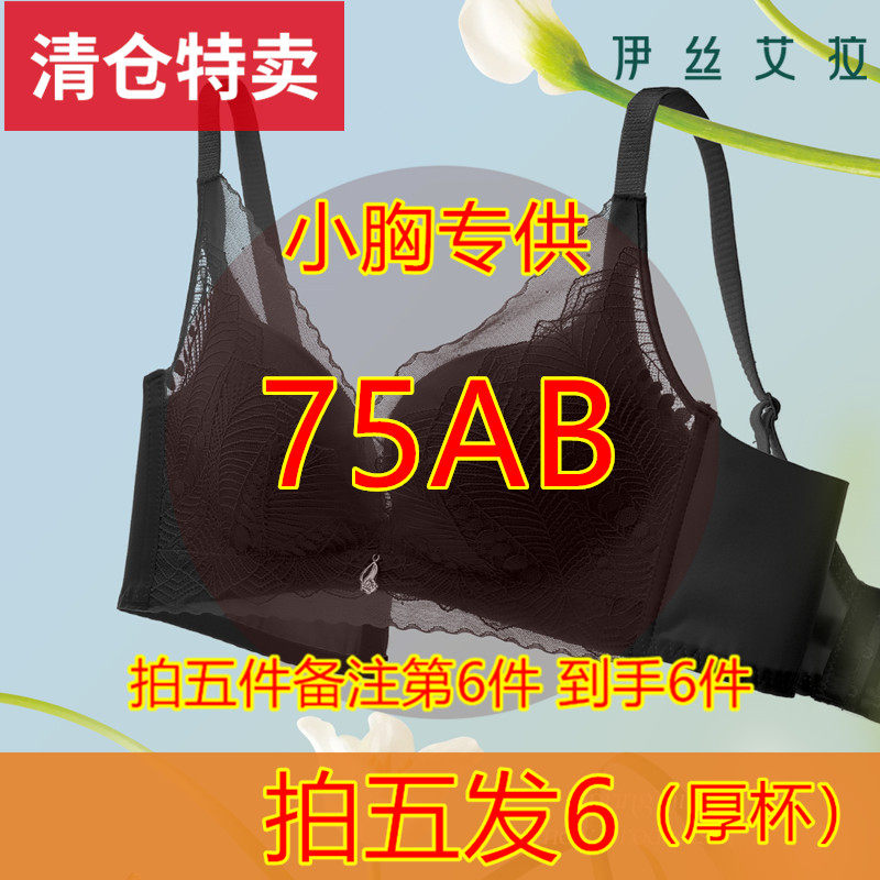 （拍五发6）伊丝艾拉聚拢小胸聚拢75AB码进文胸（三件包邮）