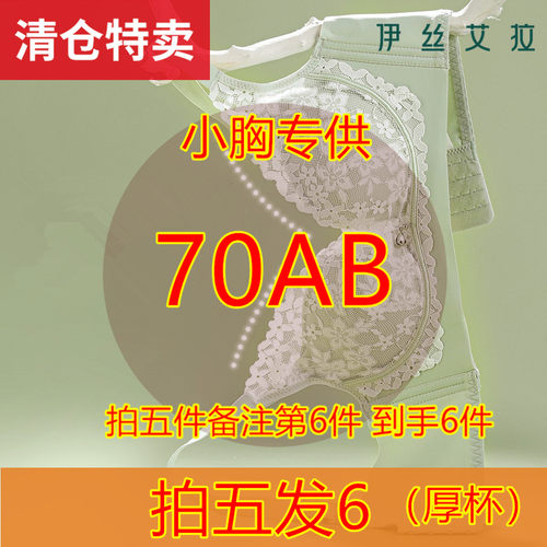 伊丝艾拉70AB无钢圈拍五件发6件