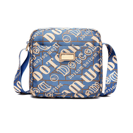 盛装舞步新款帆布斜挎包背包斜跨单肩休闲牛津布小方包潮X76