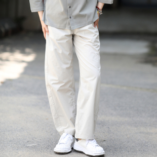 清欢 休闲裤 游设原创新中式 立体分割高密棉长裤