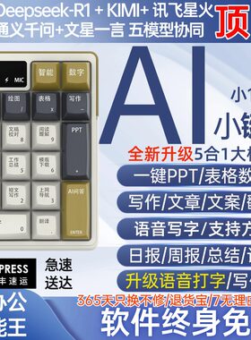DeepseekR1+AI办公智能小键盘